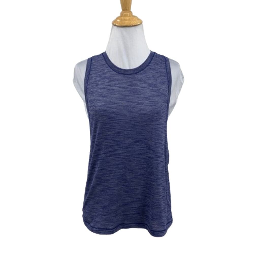 Lululemon Tank Top Womens 8 Nightfall Cardio Squad Heathered Sweat Wick Running